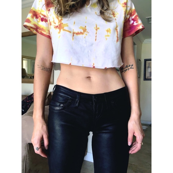 $750 True Religion Leather Casey Stretch pants 24 - Picture 2 of 8